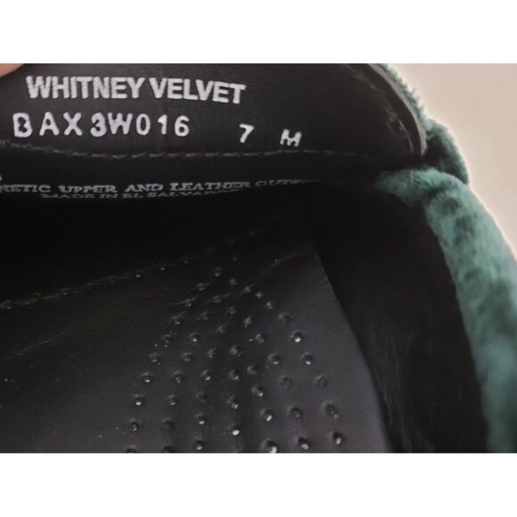 G.H.BASS Weejuns Whitney Velvet Loafers Dark Green Womens Size 7 - Picture 5 of 5